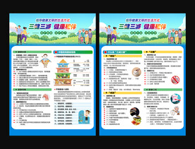 三减三健宣传单页