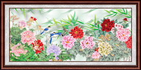 牡丹装饰画