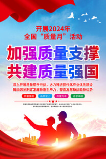2024年全国质量月活动海报