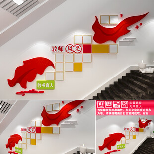 教师风采文化墙