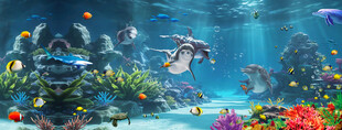 海底世界海底生物