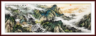 国画山水风景