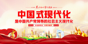 中国式现代化展板