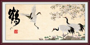 仙鹤图 