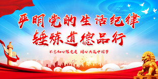 严明党的生活纪律 锤炼道德品行