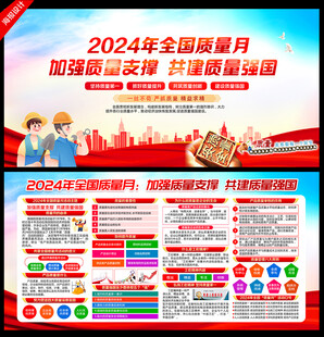 2024年全国质量月海报