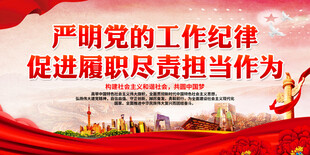 严明党的工作纪律