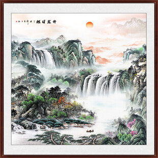 客厅山水装饰画
