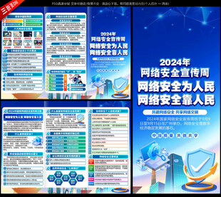 国家网络安全宣传周三折页
