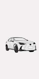 手绘汽车
