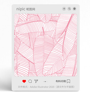 叶子线条