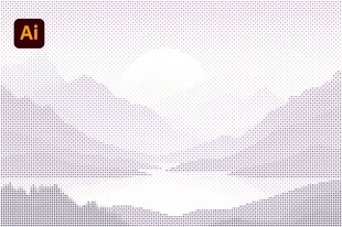 点状山水