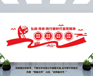 垦荒精神文化墙