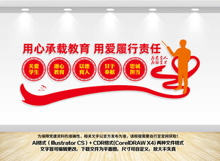 师德师风老师文化墙