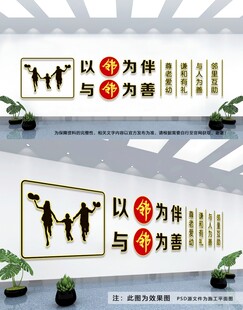 邻里和谐文化墙