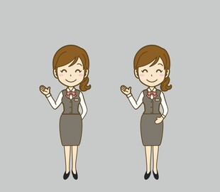 卡通美女