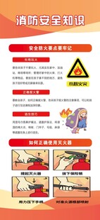 消防安全展架