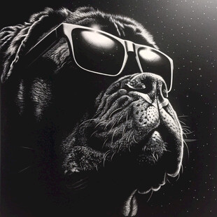 视觉冲击力广告装饰画