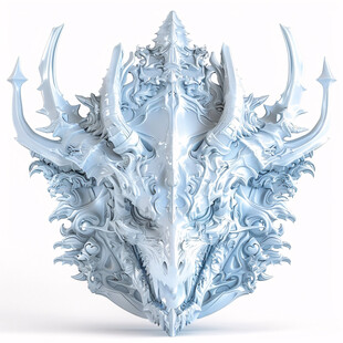 龙元素立体图案