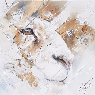 数码印花狮子动物