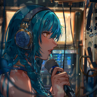 日韩厚涂插画