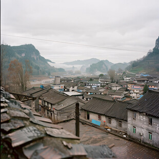 高清大画幅古镇全景