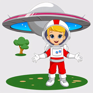 太空人卡通形象