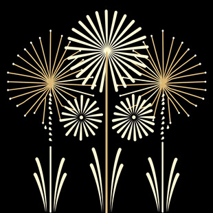 绚烂烟花花艺设计