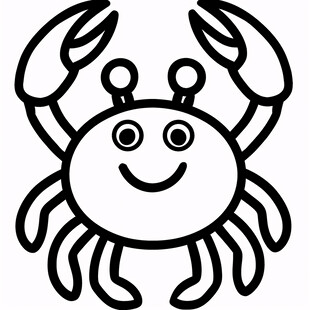 简笔螃蟹