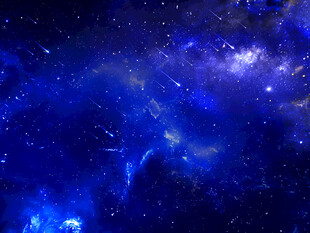 蓝色太空星际宇宙
