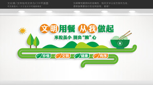 食堂文化墙