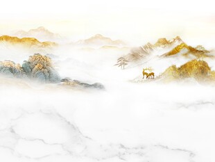 金色山水