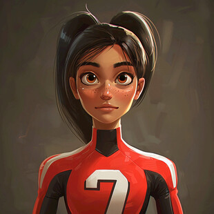 卡通写实漫画人物