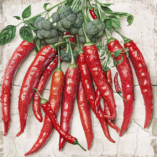 辣椒无框画