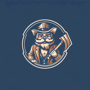 绅士猫logo