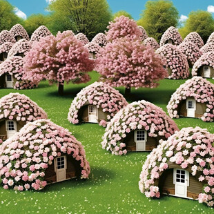 花丛中小屋