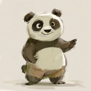 拟人大熊猫