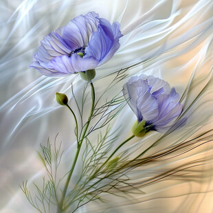 写实亚麻花