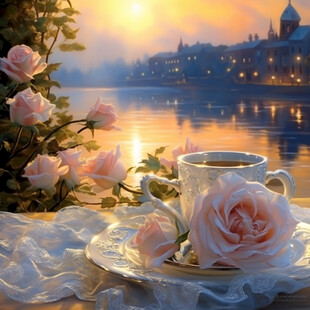 清晨一杯 温柔时光