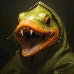 鱼头怪兽的凝视