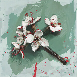 血色花开 暗藏哀伤