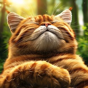 阳光下的幸福喵