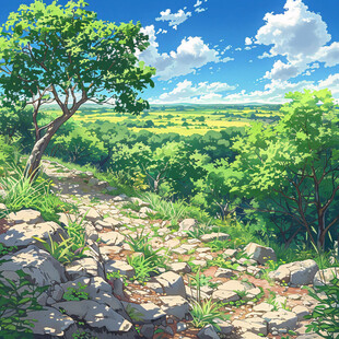 山间小路 通往远方