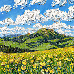 山野黄花 春意盎然