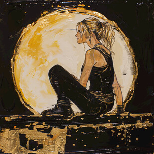 月光下的守望者