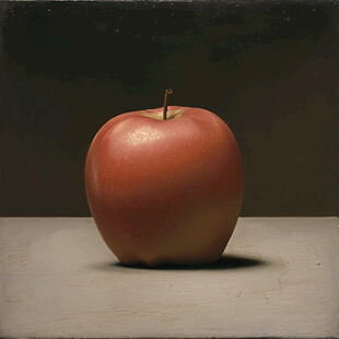 静物写生 红苹果的诱惑