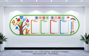 学校班级园地展板文化墙