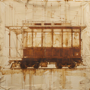 火车头艺术装置