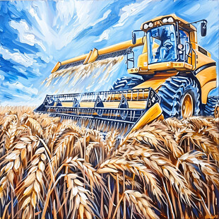 努力工作粮食系列作品