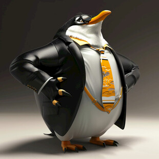 原创企鹅ip设计